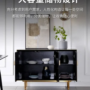 Tủ lối vào Phong cách sang trọng Giá cả phải chăng Phòng khách và Khách sạn Vách ngăn sơn Tủ khóa trang trí Bộ hoàn chỉnh bằng gỗ nguyên khối - Hình 3