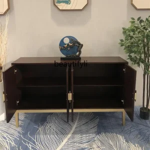 Tủ Mới Phong Cách Trung Hoa Sang Trọng Gỗ Chắc Chắn Lối Vào Tủ Tủ Hội Trường Tủ phong cách Châu Âu Phòng Khách Tủ Giày - Hình 4