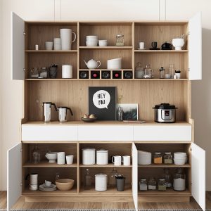 Tủ Muyue Tủ kích thước căn hộ hiện đại Tủ treo tường phòng khách đăng nhập màu Tủ để đồ Tủ - Hình 3
