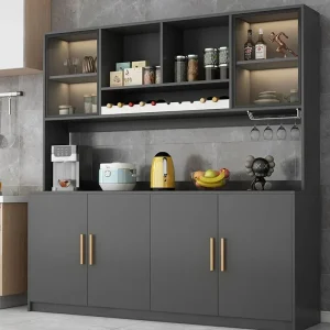Tủ Nhà Bếp Nhà Tổ Chức Phòng Khách Tủ Xả Kho Thanh Mở Tủ Tiết Kiệm Không Gian Rượu Armadi Aperti Nội Thất Gia Đình XY50LRC - Hình 2