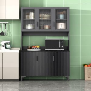 Tủ Nhà Bếp Tủ để đồ Tủ Lò Vi Sóng Nồi Cơm Điện Giá Để Dao Kéo Món Ăn Thiết Bị Nồi Chiên Tủ Bảo Quản