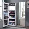 Tủ Nhà Cloakroom Gương Tủ Cửa Hàng Quần Áo Phòng Khách Gương Treo Tường Có Đèn Đơn Giản Phòng Ngủ Hiện Đại Gương Dài