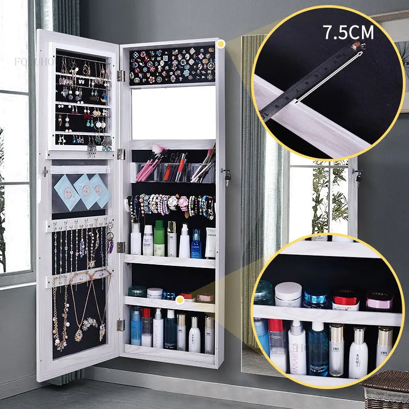 Tủ Nhà Cloakroom Gương Tủ Cửa Hàng Quần Áo Phòng Khách Gương Treo Tường Có Đèn Đơn Giản Phòng Ngủ Hiện Đại Gương Dài - Hình 4 Tủ Nhà Cloakroom Gương Tủ Cửa Hàng Quần Áo Phòng Khách Gương Treo Tường Có Đèn Đơn Giản Phòng Ngủ Hiện Đại Gương Dài - Hình 4