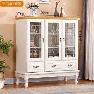 Tủ nhà hàng tủ kính phong cách châu Âu tủ búp phê gỗ nhỏ gọn hiện đại tủ chè tủ rượu tủ bếp tủ bếp - Hình 2
