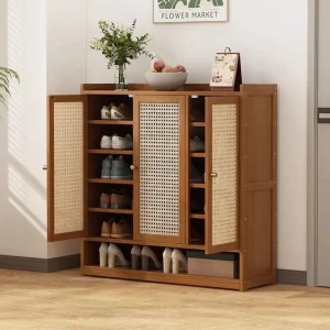 Tủ Nhà Tổ Chức Tủ Giày Túi Phong Cách Châu Âu Tiết Kiệm Không Gian Hành Lang Hiện Giá Tủ Giày Cao Cấp Szafka Na Buty Nội Thất Bằng Gỗ - Hình 4