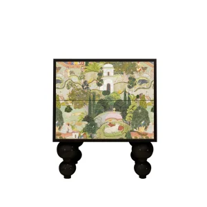 Tủ Nhẹ nhàng sang trọng Retro Phòng ngủ Đầu giường Phòng khách Tủ hành lang Tủ phong cách Đông Nam Á