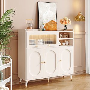 Tủ Pháp Tủ búp phê hiện đại nhỏ gọn để đồ Tủ phòng khách kem gió Tủ rượu Tủ bếp Tủ nhà Tủ trà