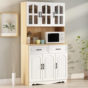 Tủ phòng ăn Tủ bếp âu tủ bếp về tủ dễ dàng thay đồ tủ chè phòng khách tủ rượu đa năng - Hình 2