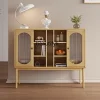 Tủ phong cách Châu Âu Gỗ Chắc Chắn Tay Cầm Bàn Mới Phong Cách Trung Hoa Tường Phòng Khách Đồ Curio Tủ Lối Vào Hội Trường Nhà Hành Lang Đồ Nội Thất
