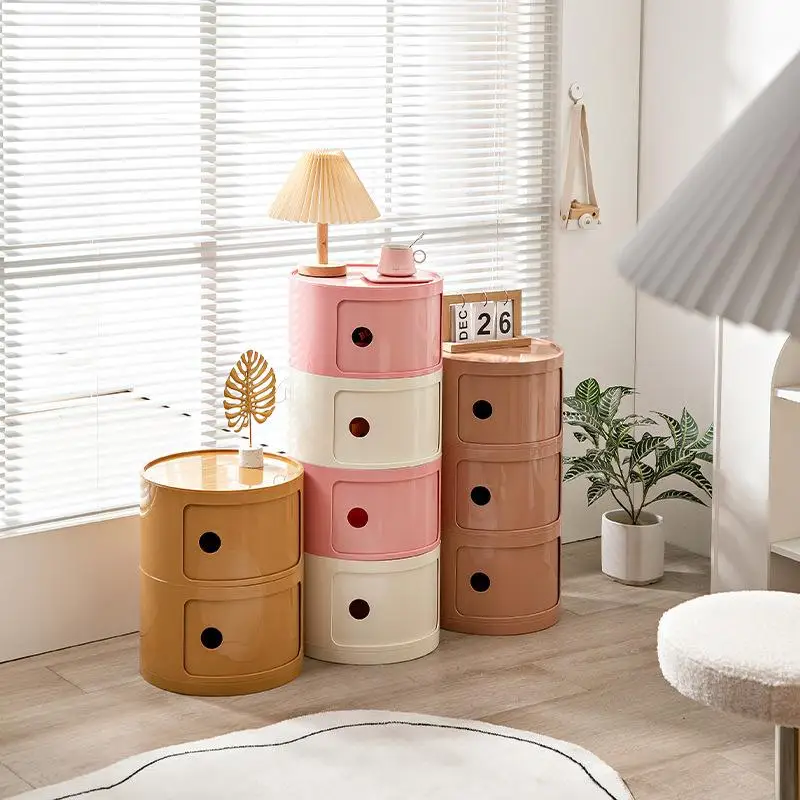 Tủ phong cách Châu Âu Ins Lưới Đỏ Đầu Giường Hiện Đại Tối Giản Trắng Tròn Sáng Tạo Tủ Nhỏ Mini Đơn Giản Nhựa Bên Tủ - Hình 3 Tủ phong cách Châu Âu Ins Lưới Đỏ Đầu Giường Hiện Đại Tối Giản Trắng Tròn Sáng Tạo Tủ Nhỏ Mini Đơn Giản Nhựa Bên Tủ - Hình 3