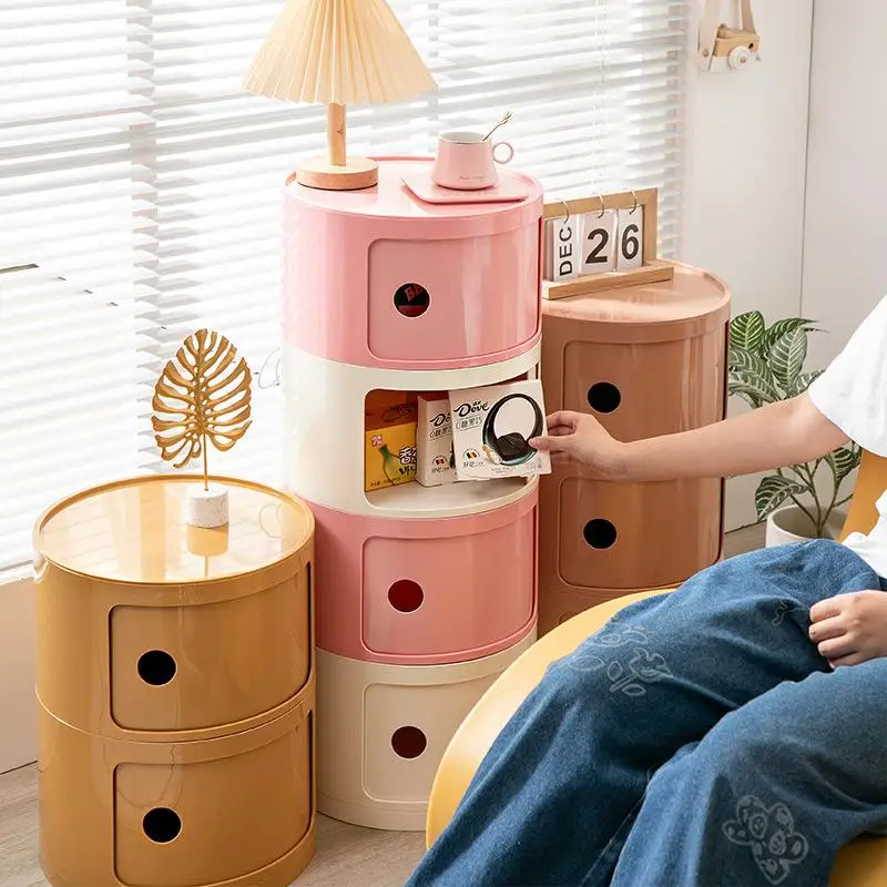 Tủ phong cách Châu Âu Ins Lưới Đỏ Đầu Giường Hiện Đại Tối Giản Trắng Tròn Sáng Tạo Tủ Nhỏ Mini Đơn Giản Nhựa Bên Tủ Tủ phong cách Châu Âu Ins Lưới Đỏ Đầu Giường Hiện Đại Tối Giản Trắng Tròn Sáng Tạo Tủ Nhỏ Mini Đơn Giản Nhựa Bên Tủ