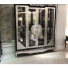 Tủ Phong cách châu Âu khắc gỗ nguyên khối Tủ sách trống bàn Tủ sách đồ nội thất nghiên cứu