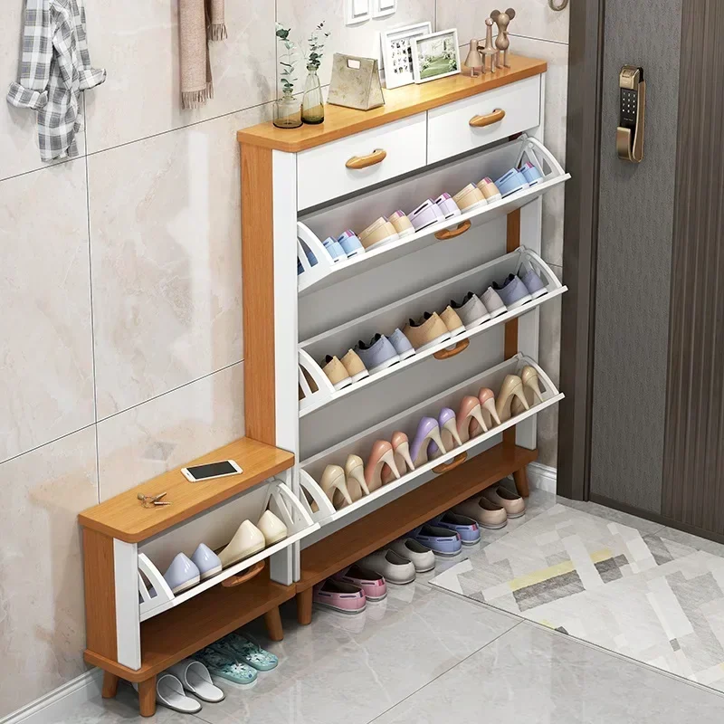 Tủ phong cách Châu Âu Màn Hình Nam Giày Gỗ Trang Trí Giày Organizer2022 Tủ Giày Tủ Phòng Ngủ - Hình 3 Tủ phong cách Châu Âu Màn Hình Nam Giày Gỗ Trang Trí Giày Organizer2022 Tủ Giày Tủ Phòng Ngủ - Hình 3