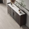 Tủ phong cách châu Âu phiến đá Tủ rượu Tủ rượu phòng khách hiện đại Italy Tủ đồ lớn dựa vào tường hộ gia đình bằng đá