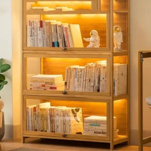 Tủ phong cách Châu Âu Salon Tủ Khử Trùng Đựng Thức Ăn Bông Tai Sang Trọng Phối Giá Đỡ Vườn Phòng Khách Tủ Đầu Giường Vitrina Nội Thất Gia Đình - Hình 2