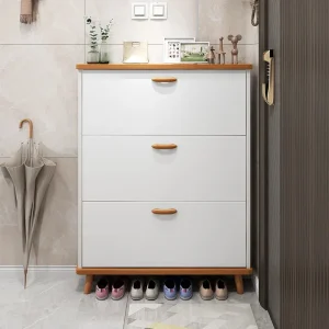 Tủ phong cách Châu Âu Siêu Mỏng Tủ Giày Nhà Tổ Chức Sang Trọng Xô Lối Vào KItaly Túc Xá Hội Trường Giày Gỗ Hẹp Szafki Na Iệu Nội Thất Gia Đình - Hình 3