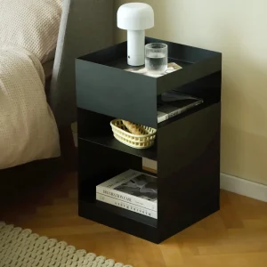 Tủ phong cách Châu Âu Sofa Bên Bàn Di Chuyển Được Bên Tủ Góc Bàn Phòng Khách Nhỏ Bàn Phòng Ngủ Đơn Giản Kệ Tủ Đầu Giường - Hình 2