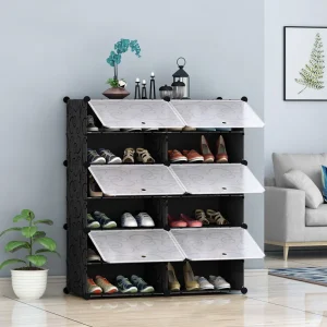 Tủ phong cách Châu Âu Tủ Giày Có Giá Để Đồ Chống Bụi Nhiều Lớp Bao Giày Đơn Giản Kích Thước Lớn Zapateros Đồ Nội Thất Gia Đình - Hình 2