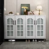 Tủ phong cách Châu Âu Tủ Giày Dọc Thiết Kế Đa Lớp Lối Vào Hội Trường Giày Sắp Xếp Phạm Vi Chaussure Nội Thất Gia Đình