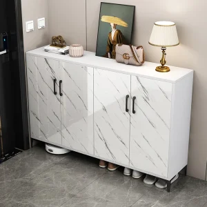 Tủ phong cách Châu Âu Tủ Giày Dọc Thiết Kế Đa Lớp Lối Vào Hội Trường Giày Sắp Xếp Phạm Vi Chaussure Nội Thất Gia Đình - Hình 2