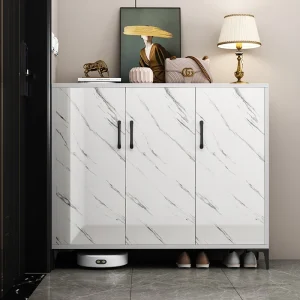 Tủ phong cách Châu Âu Tủ Giày Dọc Thiết Kế Đa Lớp Lối Vào Hội Trường Giày Sắp Xếp Phạm Vi Chaussure Nội Thất Gia Đình - Hình 4