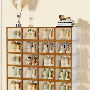 Tủ Phòng Khách Đa Năng Giày Thảm Shoemakers Bảo Quản Tủ Giày Có Ghế Ngồi Schoenenrek Đồ Nội Thất Nhỏ T50XG - Hình 4