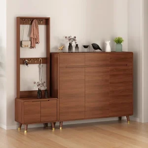 Tủ Phòng Khách Di Động Tủ Giày Bằng Gỗ KItaly Túc Xá Kệ Kệ Hộp Phòng Ngủ Tủ Giày Nữ Armoires De Salon Giày Đồ Nội Thất - Hình 2