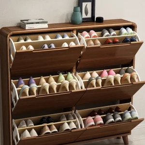 Tủ Phòng Khách Giá Tủ Giày Kệ Gỗ Tủ Quần Áo Tủ Giày Hành Lang Tiết Kiệm Không Gian Zapateros Muebles Nội Thất Gia Đình - Hình 2
