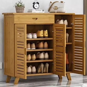 Tủ Phòng Khách Gỗ Tủ Giày Thiết Kế Tổ Chức Tối Giản Tre Giá Để Giày Đơn Giản Szafki Na Iệu Nội Thất Gia Đình