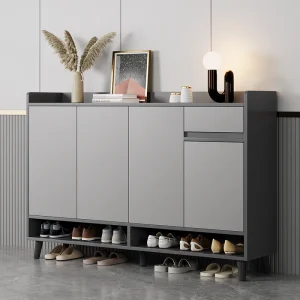 Tủ Phòng Khách Hành Lang Tủ Giày phong cách Châu Âu Đại Học Đứng Nhiều Lớp Giày Essentials Ốp Schoenrek Nội Thất Gia Đình