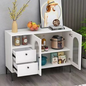 Tủ Phòng khách phòng ăn Tủ phụ 1 vách Tủ bếp chung cư nhỏ Tủ bát Tủ thấp Tủ kết hợp Tủ chè Tủ locker - Hình 3