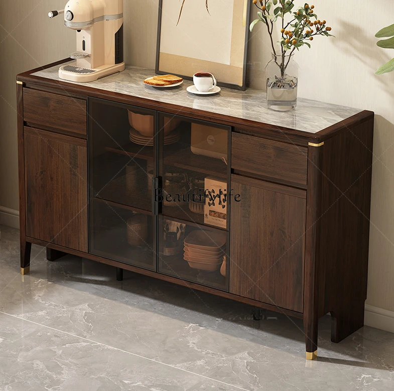 Tủ Phòng Khách Phong Cách Trung Hoa Mới Bữa Ăn Mặt Đá Tủ Tường Bảo Quản Tủ Trà - Hình 2 Tủ Phòng Khách Phong Cách Trung Hoa Mới Bữa Ăn Mặt Đá Tủ Tường Bảo Quản Tủ Trà - Hình 2