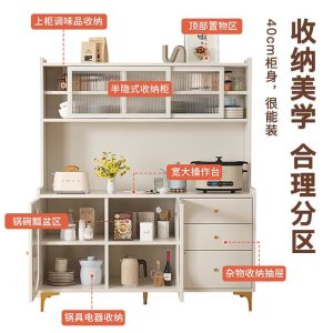 Tủ phòng khách tối giản hiện đại thay đồ một bức tường thay đồ tủ chè tủ bếp nhà tủ tủ - Hình 2