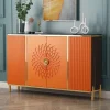 Tủ Phòng Khách Tủ Bảo Quản Màn Hình phong cách Châu Âu Tay Cầm Gỗ Tủ Bảo Quản Nhà Tủ Vitrine Salon Meuble Sân Vườn Bộ Bàn Ghế