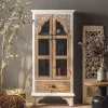 Tủ Phòng Khách Tủ Đứng phong cách Châu Âu Cao Cấp Sắp Xếp Tủ Vintage Màn Hình Szafki Làm Salonu Đồ Nội Thất Phòng Ngủ