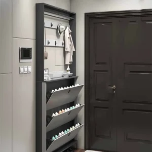 Tủ Phòng Khách Tủ Giày Bằng Gỗ Đơn Giản Lối Vào Giày Siêu Mỏng Đơn Giản Szafki Na Buty Nội Thất Hội Trường