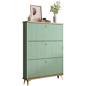 Tủ Phòng Khách Tủ Giày Entryway Giá Để Giày Hiện Đại Meuble De Rangement Tủ Trưng Bày Nội Thất Phòng Khách XF30XP - Hình 4