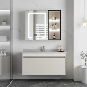 Tủ Phòng Tắm Bảo Quản Gương Tủ Trang Sức Nhỏ Gọn Đứng Bỏ Túi Dụng Gương Tủ Để Bàn Badkamer Spiegelkast Trang Trí Nhà - Hình 2