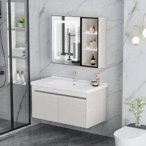 Tủ Phòng Tắm Bảo Quản Gương Tủ Trang Sức Nhỏ Gọn Đứng Bỏ Túi Dụng Gương Tủ Để Bàn Badkamer Spiegelkast Trang Trí Nhà