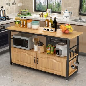 Tủ phụ bếp bếp ăn hộ gia đình tủ đơn giản tủ kệ để đồ tủ búp phê tủ để đồ tầng nhiều nhà sản xuất