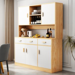 Tủ phụ hiện đại tối giản thay đồ phòng khách sát tường tủ rượu tủ bếp gia đình tủ đựng đồ đa năng tủ đựng đồ - Hình 2