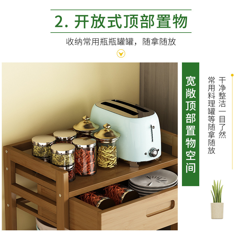 Tủ phụ sát tường tủ bếp gia đình tủ đựng đồ nhiều tầng kệ gỗ phòng khách tủ chè đơn giản tủ phụ - Hình 3 Tủ phụ sát tường tủ bếp gia đình tủ đựng đồ nhiều tầng kệ gỗ phòng khách tủ chè đơn giản tủ phụ - Hình 3