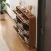 Tủ Phụ Trợ Thoải Mái Tủ Giày Đứng Gỗ phong cách Châu Âu Tủ Giày Hiện Đại Đơn Giản Sân Meuble De Rangement Nội Thất Ban Công