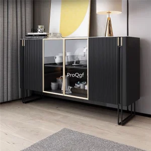 Tủ Prodgf 1 Bộ Ins Phòng Khách Tủ Bếp Màu Đen - Hình 2