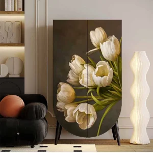 Tủ quần áo bằng gỗ nguyên khối cổ điển của Pháp, Tủ phòng ngủ, Tủ , Tủ trang trí TV phòng khách, Phòng thay đồ Custo - Hình 2