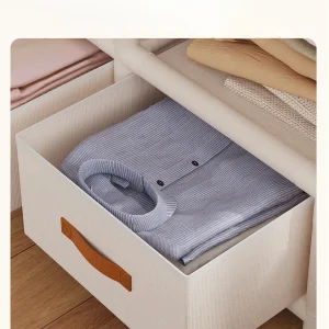 Tủ quần áo đơn giản có ngăn kéo Phòng nhỏ cho thuê Phòng có giá tủ quần áo chắc chắn - Hình 2