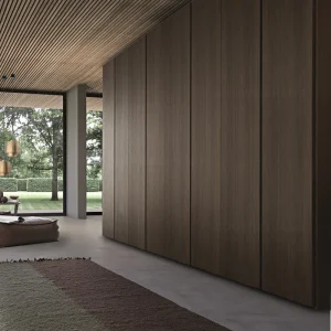 Tủ quần áo tích hợp toàn bộ ngôi nhà tùy chỉnh hiện đại sang trọng áo khoác gỗ nguyên khối phòng ngủ Tủ quần áo mở - Hình 2
