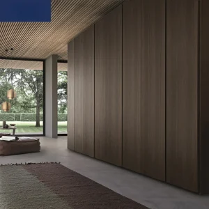 Tủ quần áo tích hợp toàn bộ ngôi nhà tùy chỉnh hiện đại sang trọng áo khoác gỗ nguyên khối phòng ngủ Tủ quần áo mở
