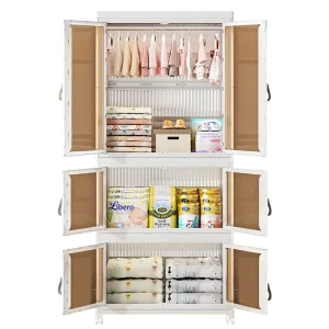 Tủ Quần Áo Tủ Bảo Quản Gấp Mở Tủ Quần Áo Có Thể Gập Lại Hộp Bảo Quản Tủ Quần Áo Bằng Nhựa Cho Phòng Khách
