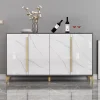 Tủ Quầy Rượu Trắng Tủ Phòng Khách Gỗ Nhà Để Xe Giọng Hiện Đại Mô Đun Phụ Trợ Trưng Bày Bên Cajonera Nội Thất Madera YR50LC